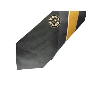 Boston Bruins Tie NHL Hockey Neckties Gingham Licensed Men's Neck Ties NWT NEW